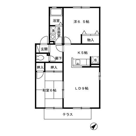  間取り図写真