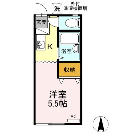 パナハイツ（2） 間取り図画像