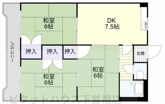  間取り図写真