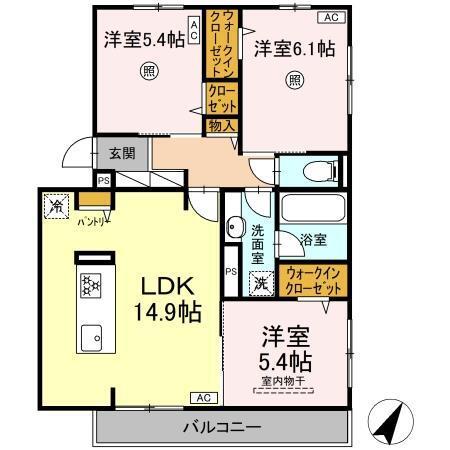  間取り図写真