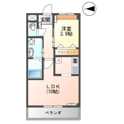 ＫＳ　ＨＩＬＬＳ 間取り図画像