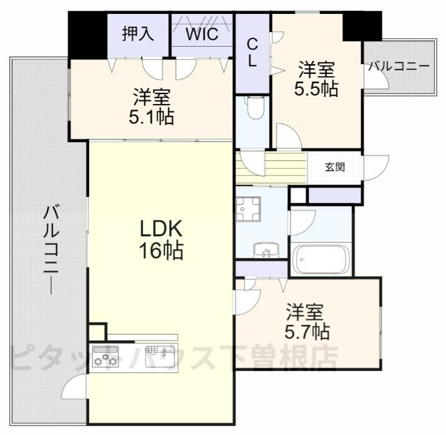  間取り図写真
