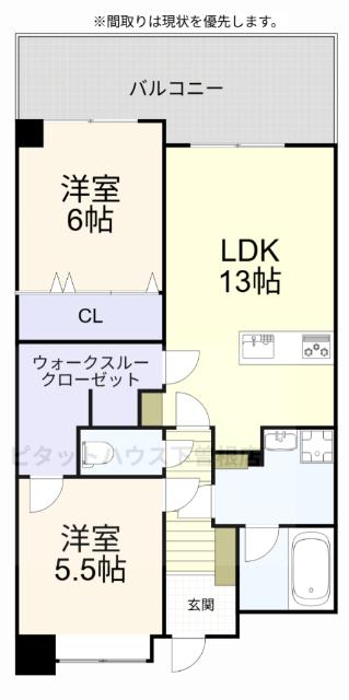  間取り図写真