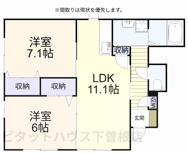  間取り図写真