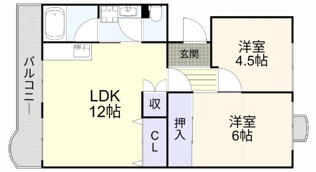 メゾン藤本（105） 間取り図画像