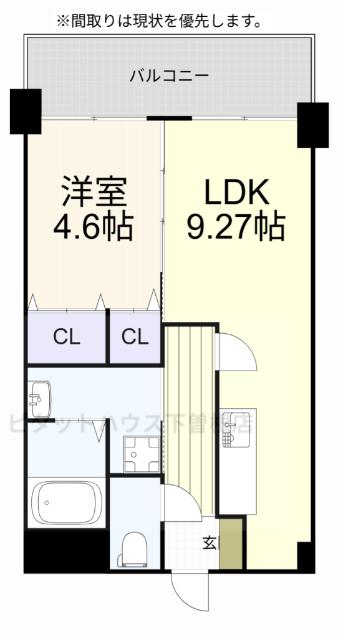  間取り図写真