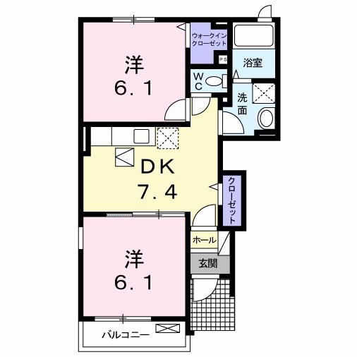 フレシール小倉東Ｂ（101） 間取り図画像
