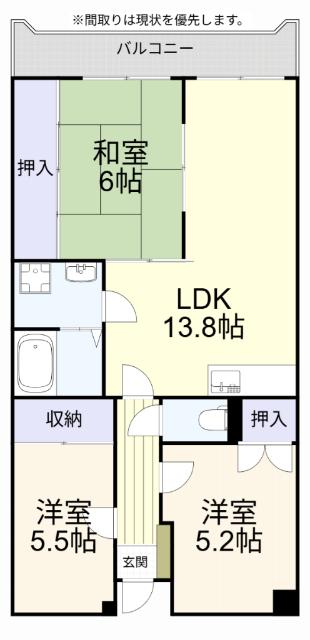 間取り図写真