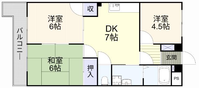  間取り図写真