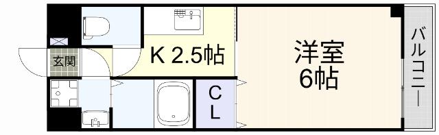 リバティー中曽根（302） 間取り図画像