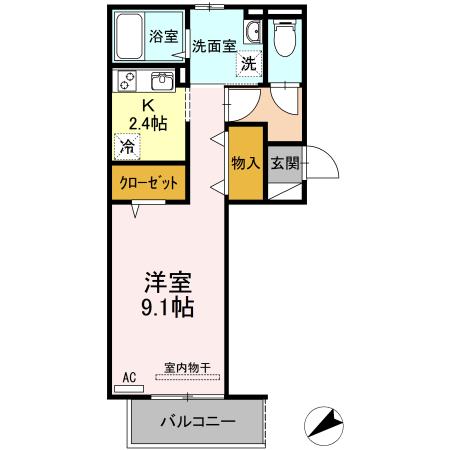 エルカーサ門司駅前（203） 間取り図画像