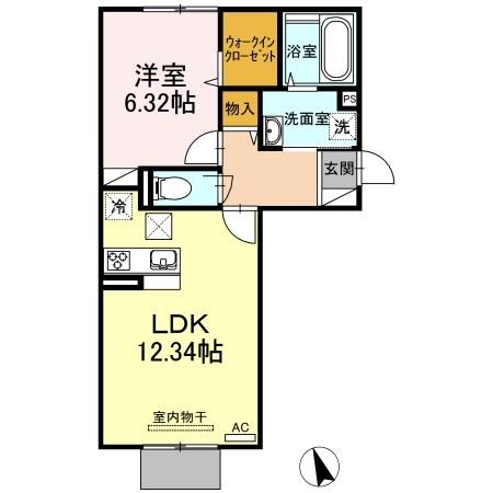 Appearance jono（103） 間取り図画像