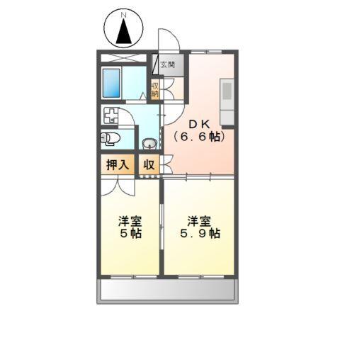 プロニティＢ 間取り図画像