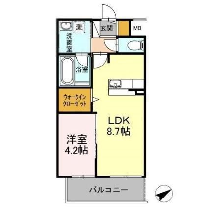 四季荘（306） 間取り図画像