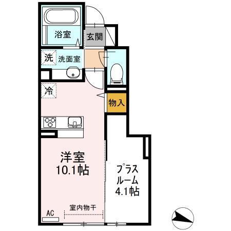 サンハイム・ケイ（102） 間取り図画像