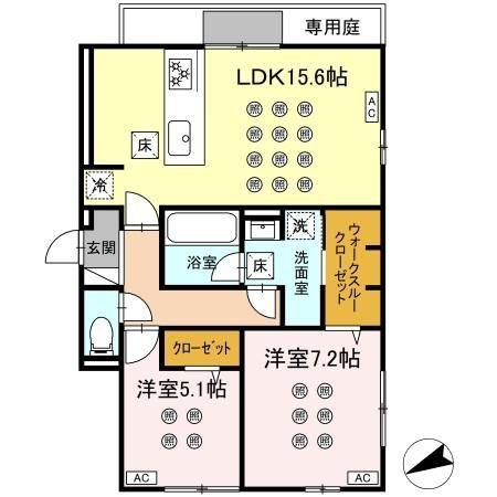 イゾラ（101） 間取り図画像