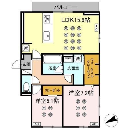 イゾラ（301） 間取り図画像