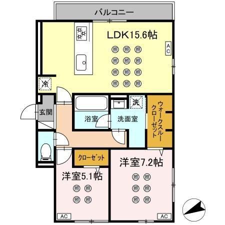 イゾラ（201） 間取り図画像