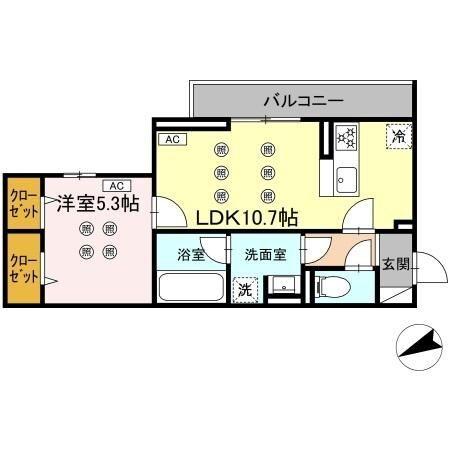 イゾラ（203） 間取り図画像