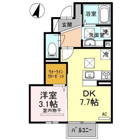 スフェール８２３　B棟（106） 間取り図画像