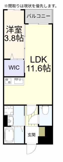 ＬＩＢＥＲＴＹ　ＴＡＨＡＲＡ（402） 間取り図画像