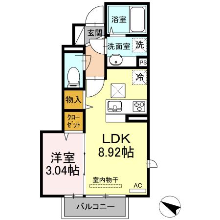 Grand soleil（ｸﾞﾗﾝﾄﾞｿﾚｲﾕ）（101） 間取り図画像