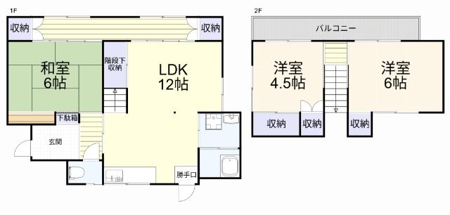 津田新町戸建て（1） 間取り図画像