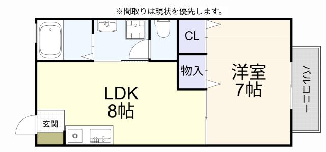 サニーコート（102） 間取り図画像