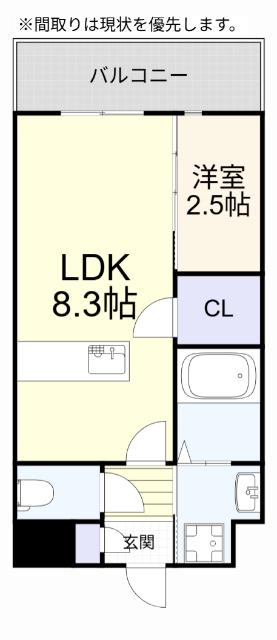 レジェンド朽網（801） 間取り図画像