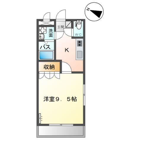 チェリーハイツ 間取り図画像