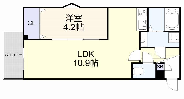 (仮称)ジーメゾン城野（102） 間取り図画像