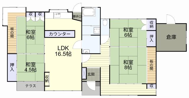  間取り図写真