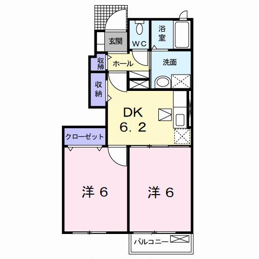 サニー・ハウス（103） 間取り図画像