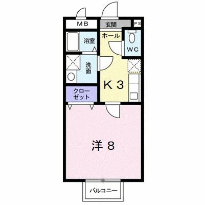 シャトー長尾（102） 間取り図画像
