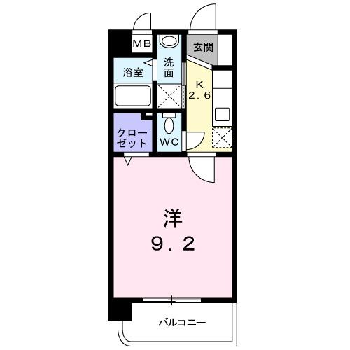 上野マンション（202） 間取り図画像