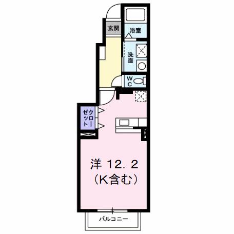 サニーハウス（102） 間取り図画像