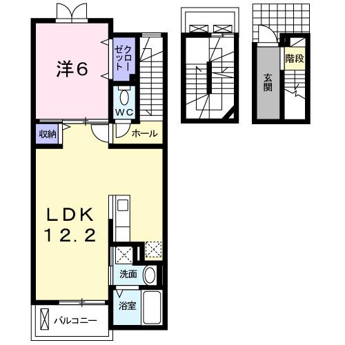 グレイス　ワン（305） 間取り図画像