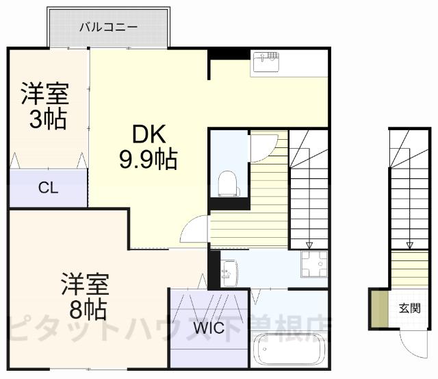 エスペランサ中曽根（203） 間取り図画像