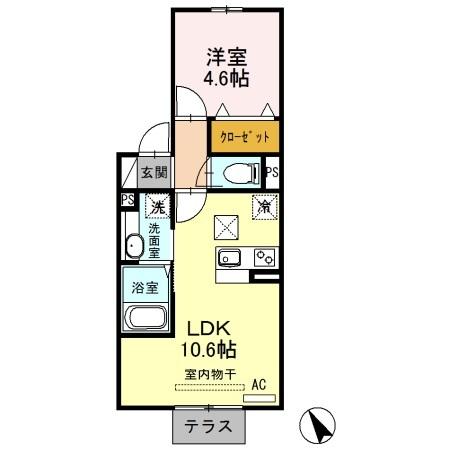 Arietta東貫（105） 間取り図画像