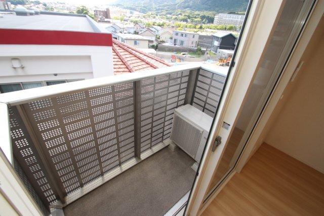 北九州市小倉南区沼本町アパート バルコニー