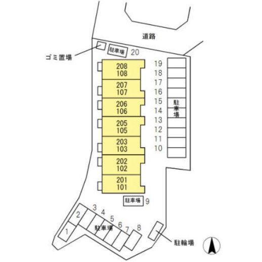 北九州市小倉南区沼本町アパート 部屋画像