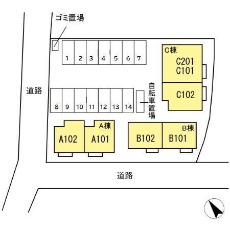 フローラ本城　A棟（101） その他