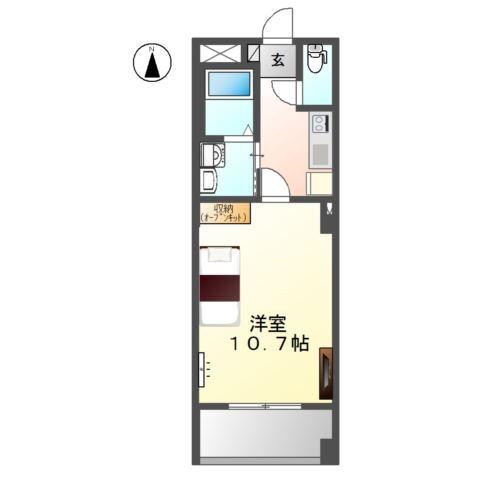 リバパレス鶴舞 間取り図画像
