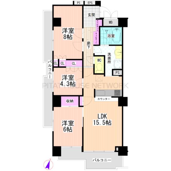 現況と異なる場合は、現況優先とします。