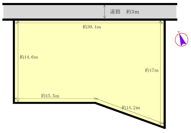 四日市市日永3丁目 区画図