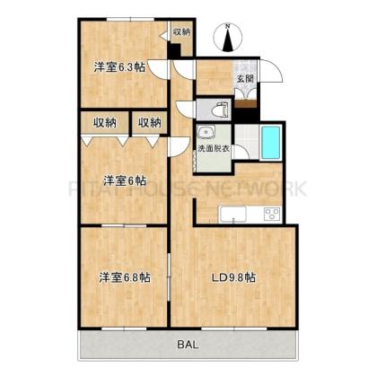  間取り図写真