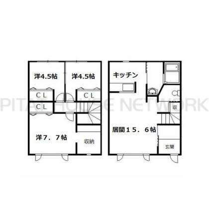  間取り図写真