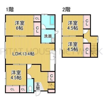  間取り図写真