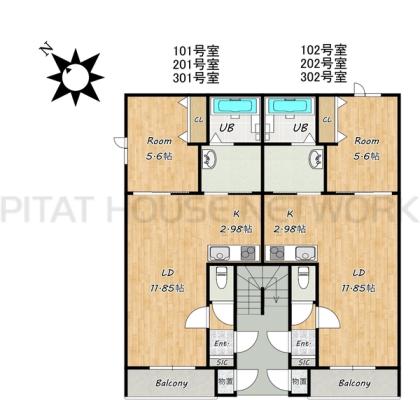  間取り図写真