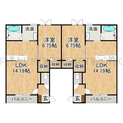  間取り図写真